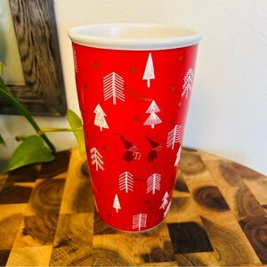 Starbucks Christmas gnome red travel tumbler 12oz - no lid